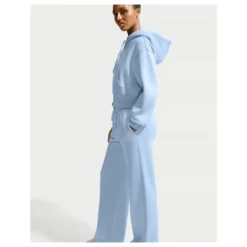 Phoenix Fleece High-Waisted Wide-Leg Trousers