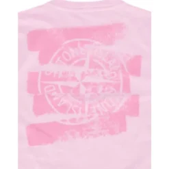 Pink Børne T-shirt med Logo Print