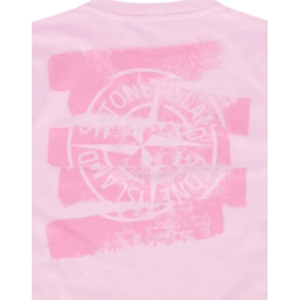 Pink Børne T-shirt med Logo Print