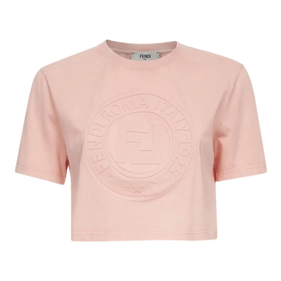 Pink Stamp 1925 Embossed T-shirt
