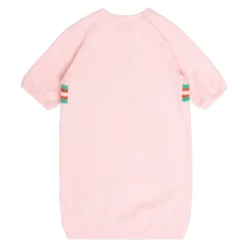 Pink Stribet Kjole
