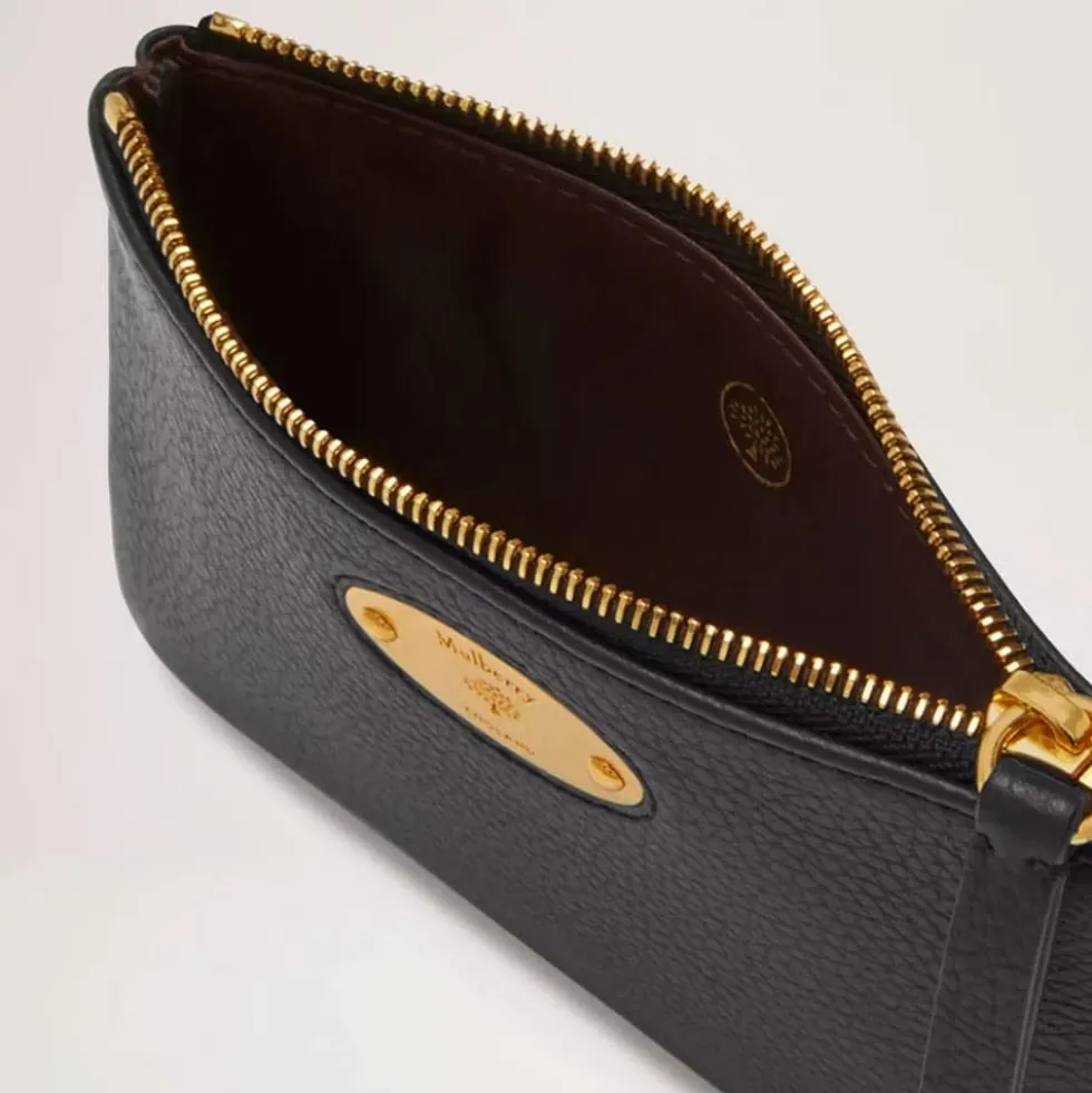 Plaque Small Zip Coin Pouch