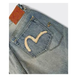 7-Pocket Seagull Embroidery Jeans