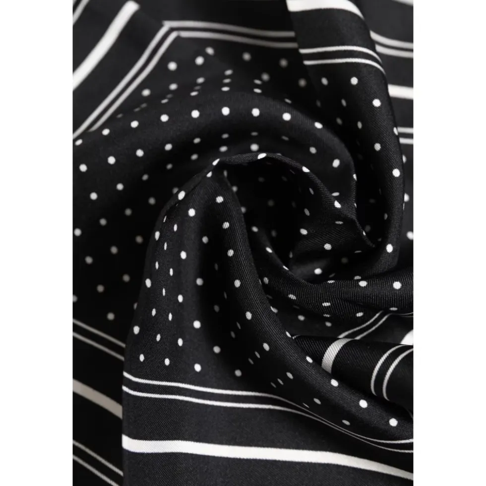 Polka Dot Foulard Tørklæde