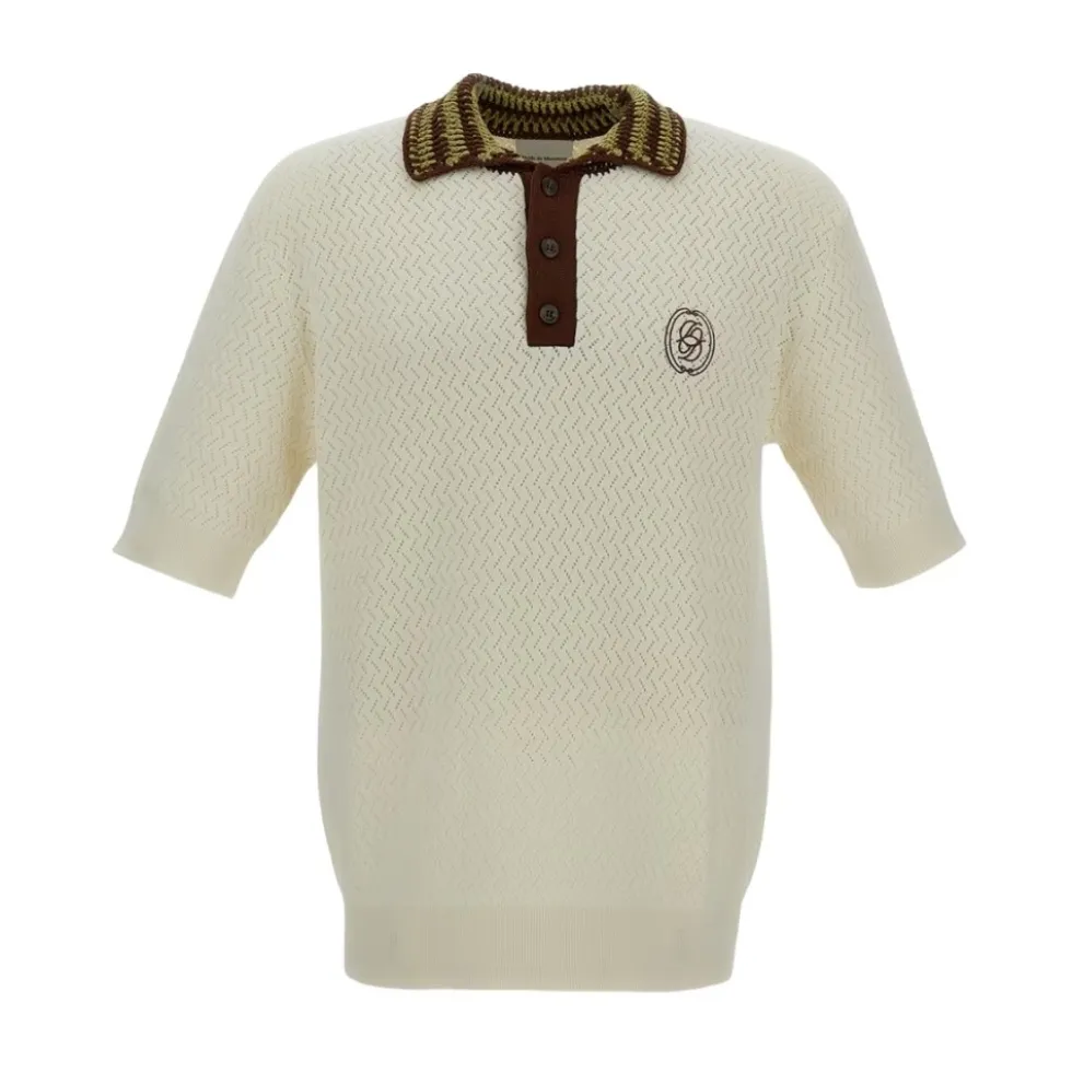 Polo Maille Ajouré D Miroir