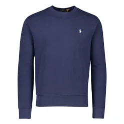 Polo sweater mørkeblå