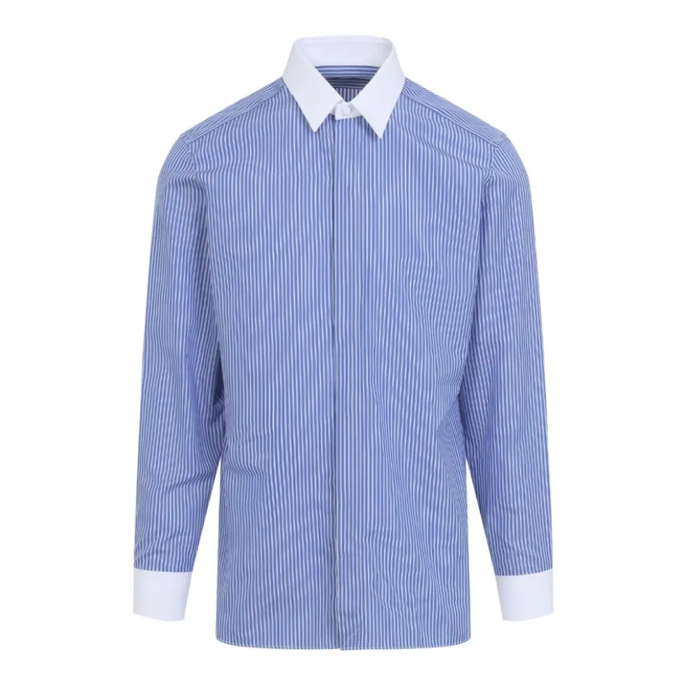 Poplin Track Stripe Contrast Classic Fit Skjorte