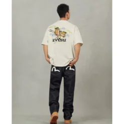 Printed Pocket Jeans