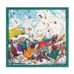 Printed Silk Foulard