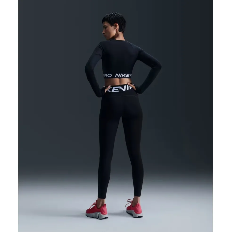 Pro Dri-FIT Cropped Langærmet Top