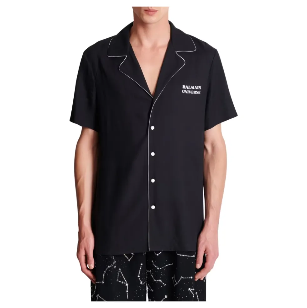 Pyjama skjorte med 9 panets print