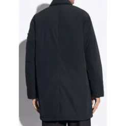 Quilted Single-Breasted Coat