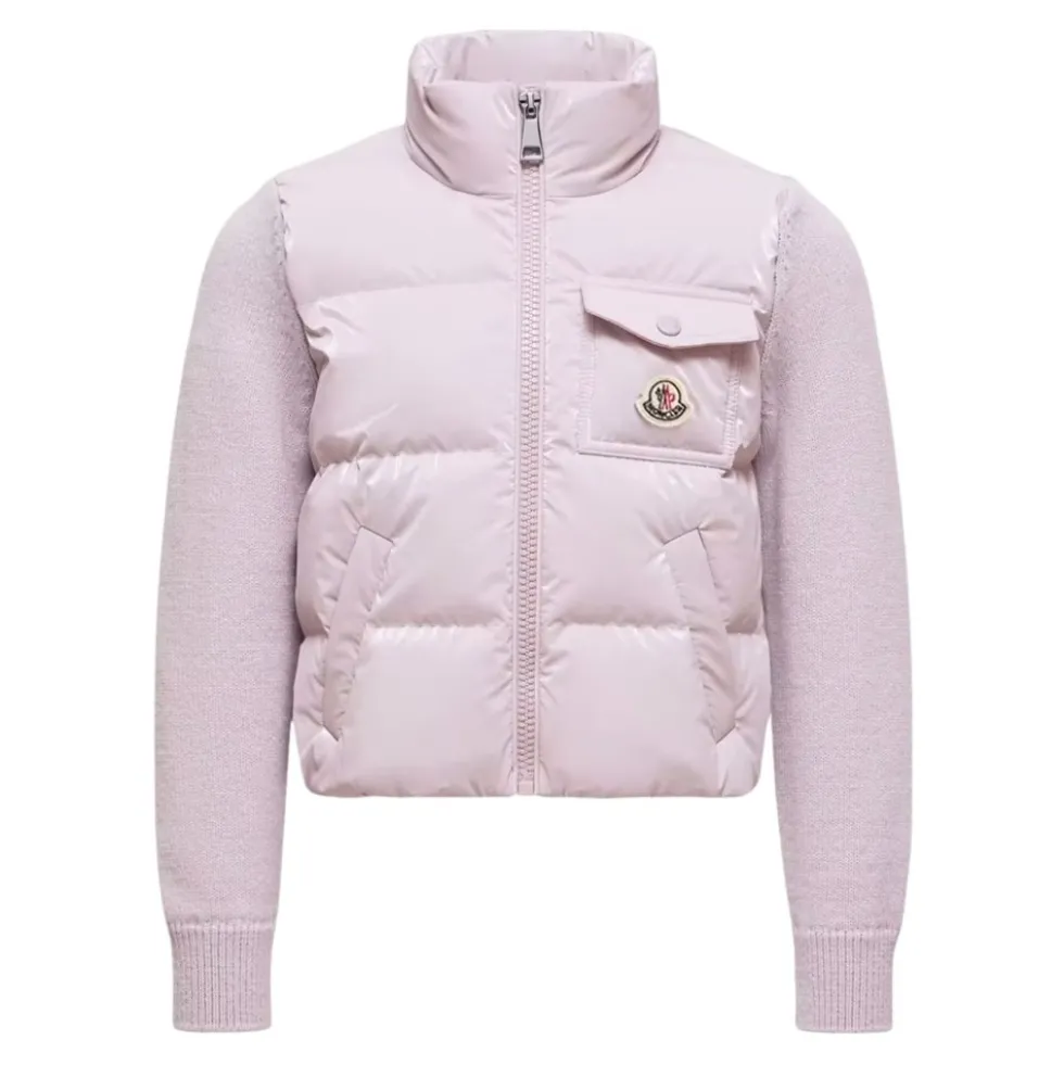 Quilted Zip Cardigan