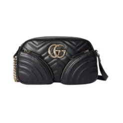 Quiltet Chevron Crossbody Taske