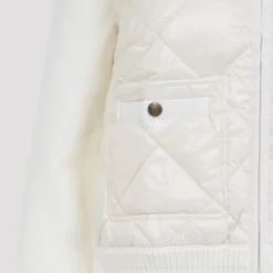 Quiltet strik cardigan