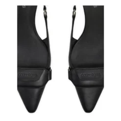 Racer Pointed-Toe Slingback Pumps