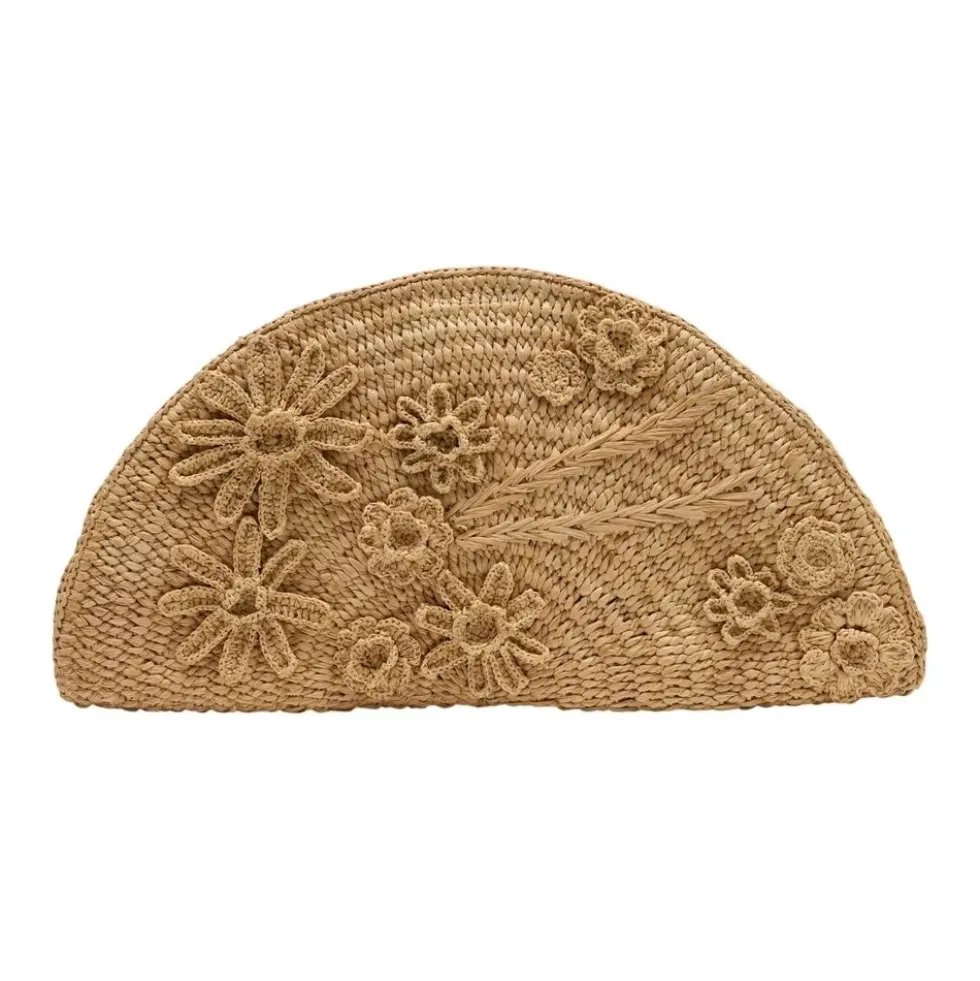 Raffia Clutch Taske