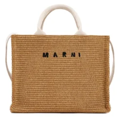 Raffia East-West Tote Bag