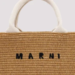 Raffia East-West Tote Bag
