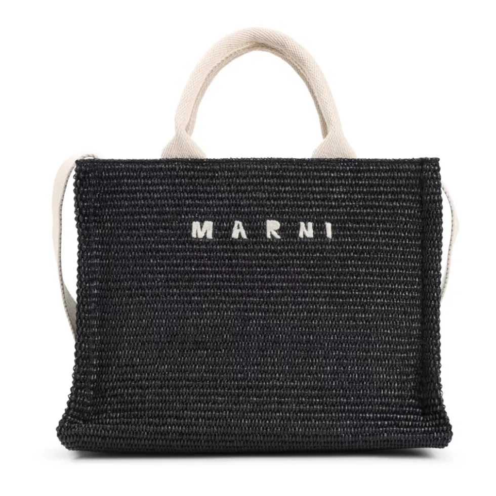 Raffia East-West Tote Bag