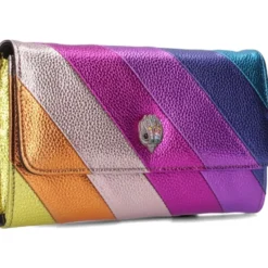 Rainbow Stripe Chain Wallet