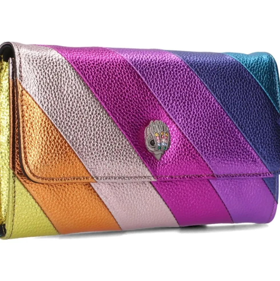 Rainbow Stripe Chain Wallet