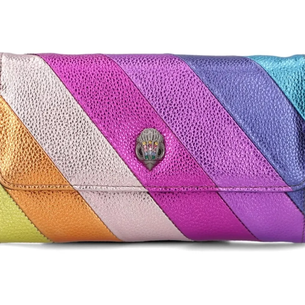 Rainbow Stripe Chain Wallet