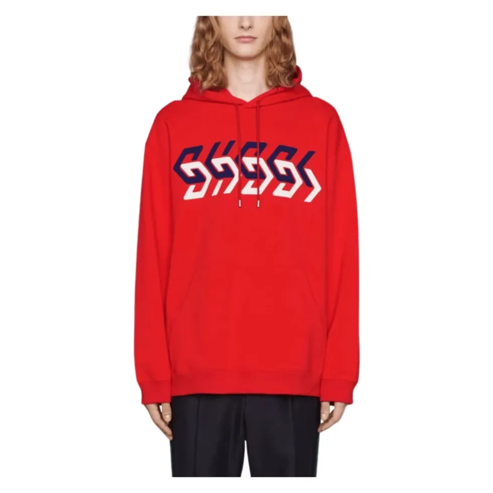 Rød Spejl Mand Sweatshirt