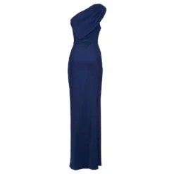 Red Carpet Asymmetrical Jersey Dress