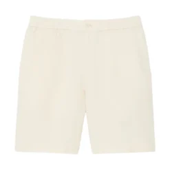 Regular Fit Shorts i Twill med Hør