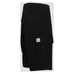 Regulære Cargo Shorts i Sort