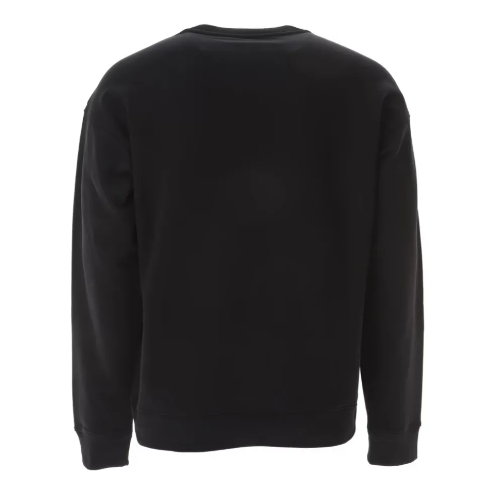 Ren Langærmet Sweatshirt Sort