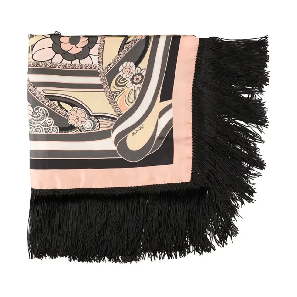 Reversible Fringe Carre Scarf