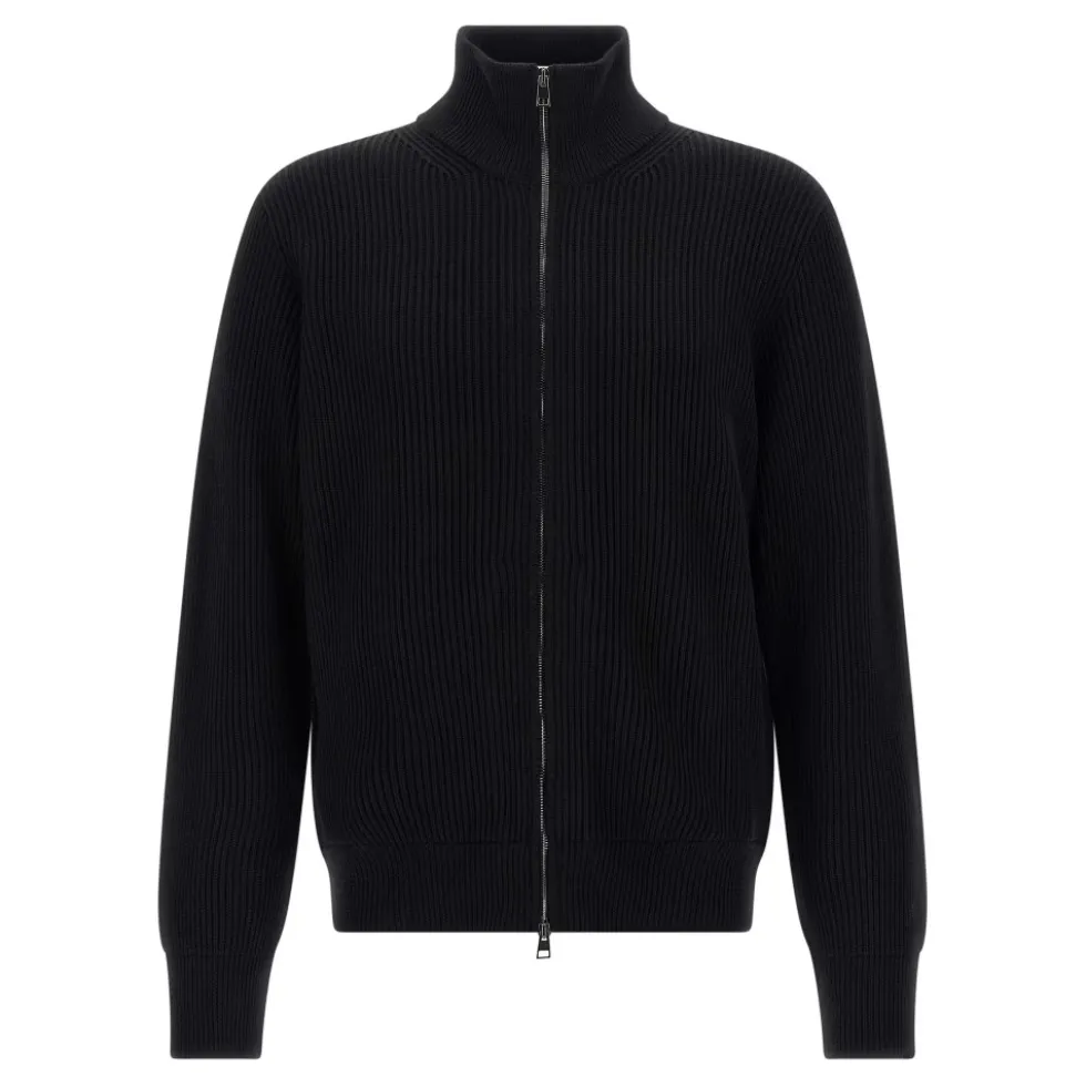 Ribstrikket Cardigan