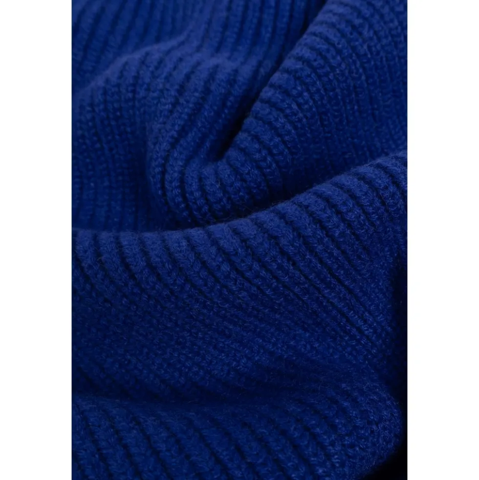 Ribstrikket Cashmere Halstørklæde