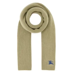Ribstrikket cashmere tørklæde