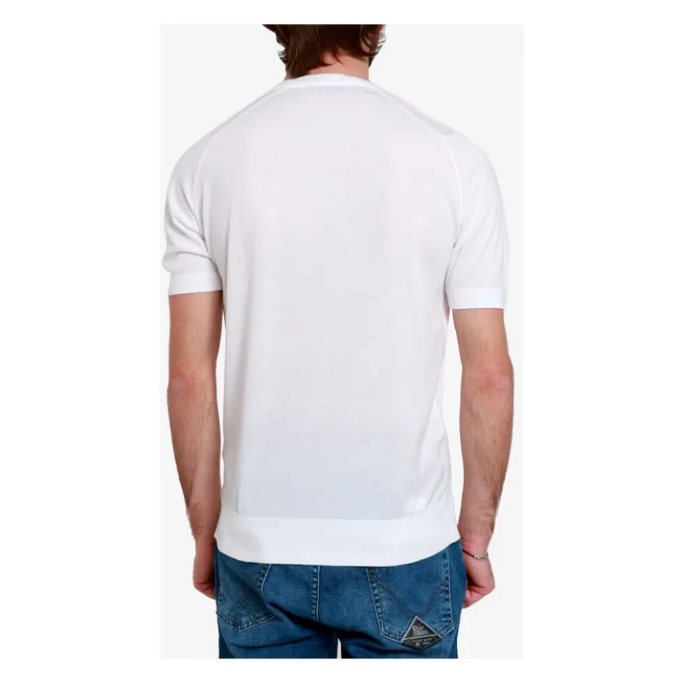 Ribstrikket Crew Neck