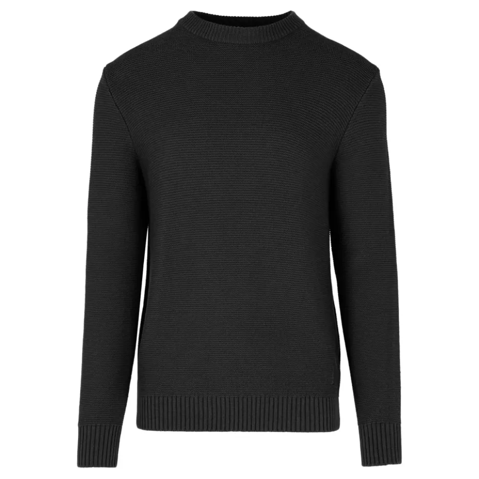 Ribstrikket Crew Neck Sweater