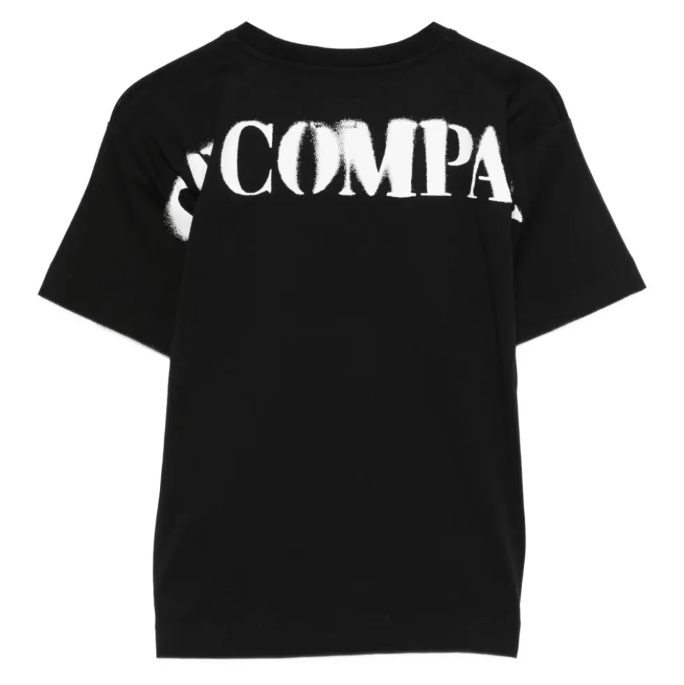 Ribstrikket T-shirt med Rund Hals