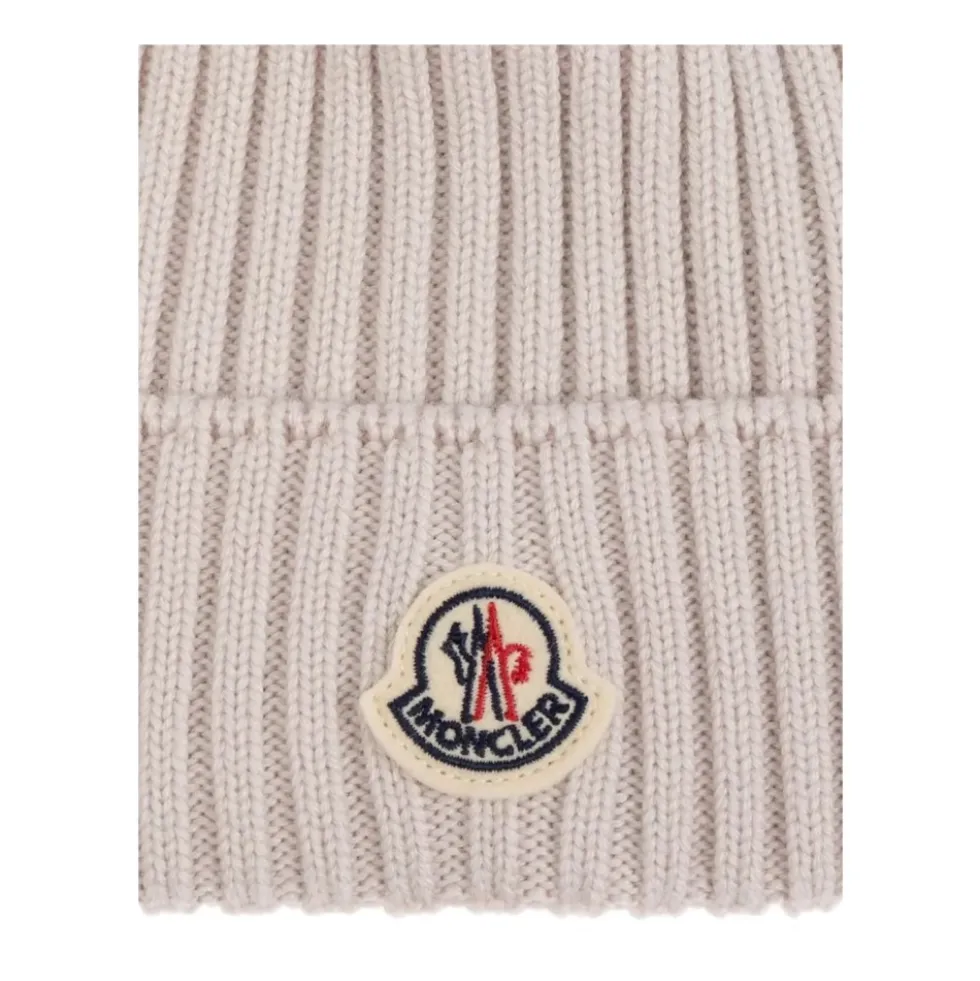 Ribstrikket Ultra-Fin Uld Beanie