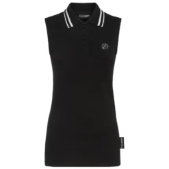 Ærmeløs poloshirt