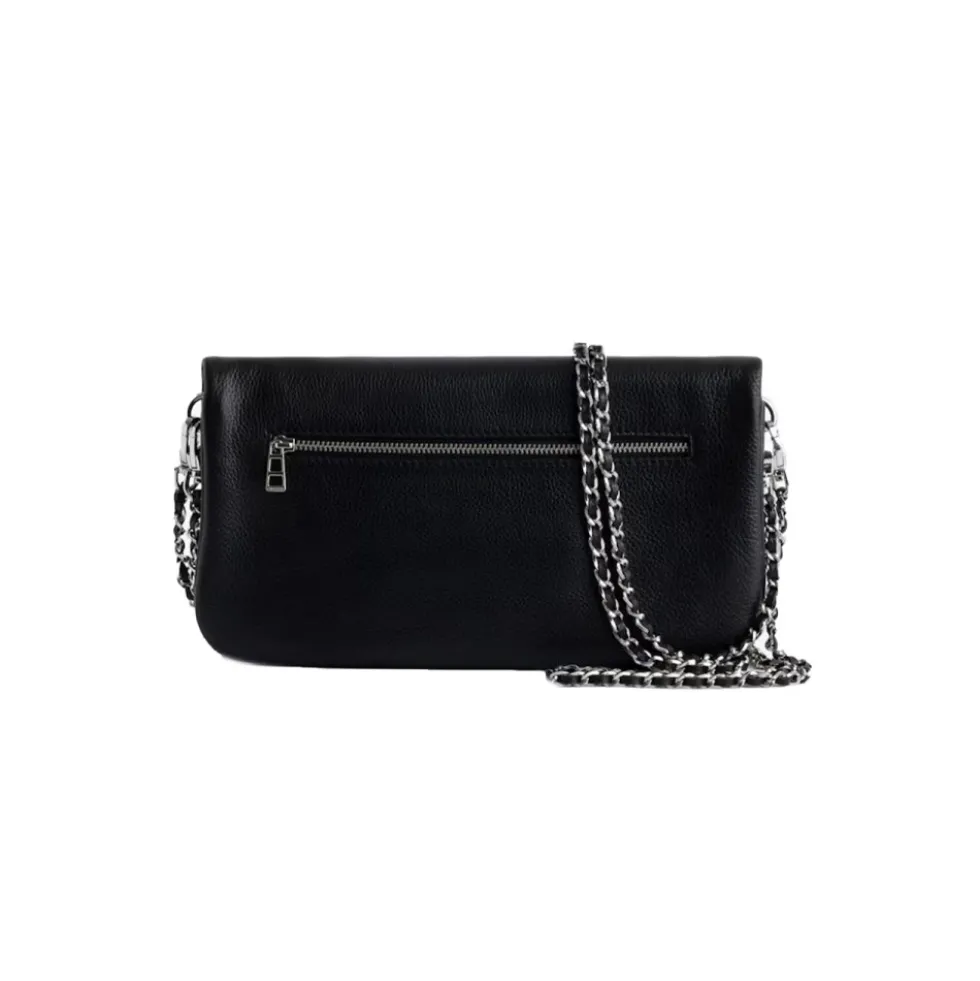 Rock Grained Leather Bag