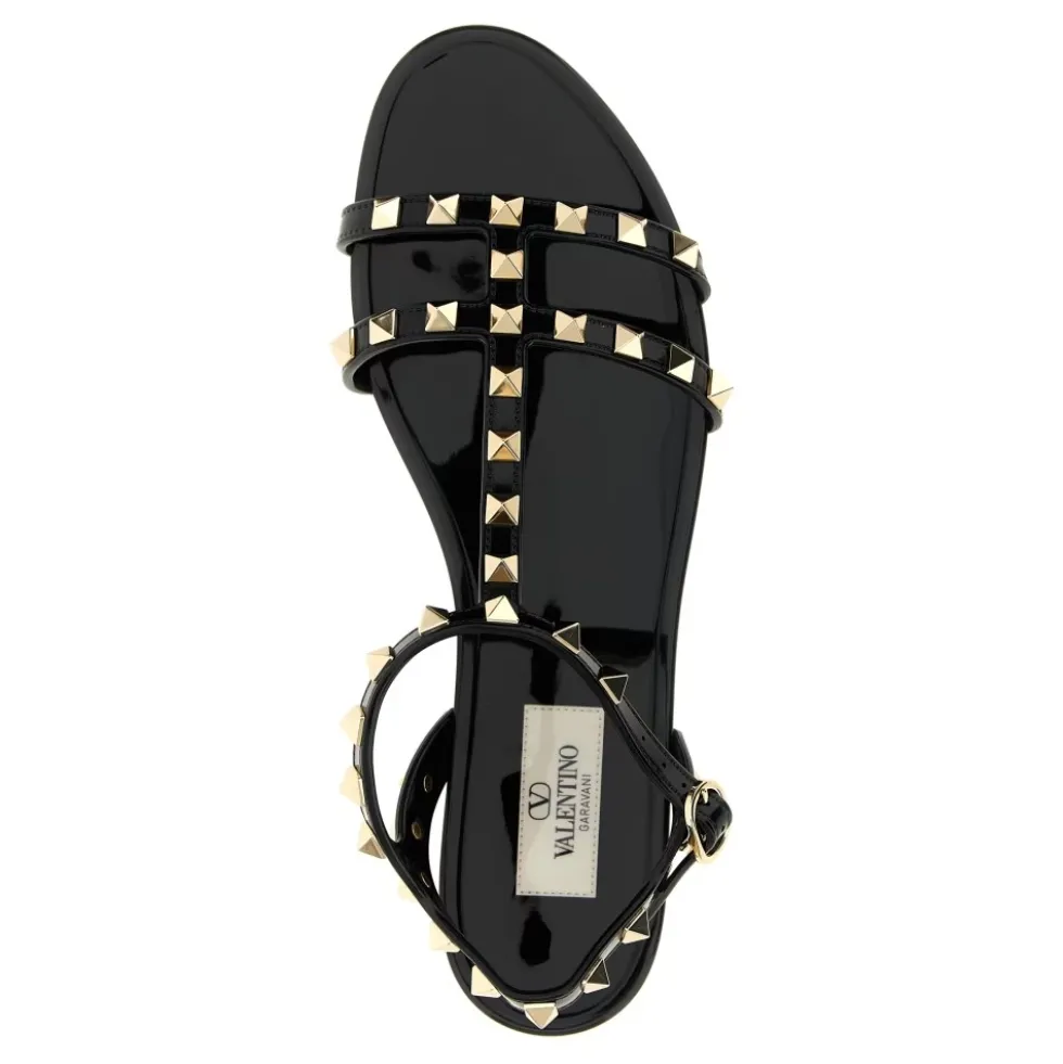 Rockstud flad gummisandal