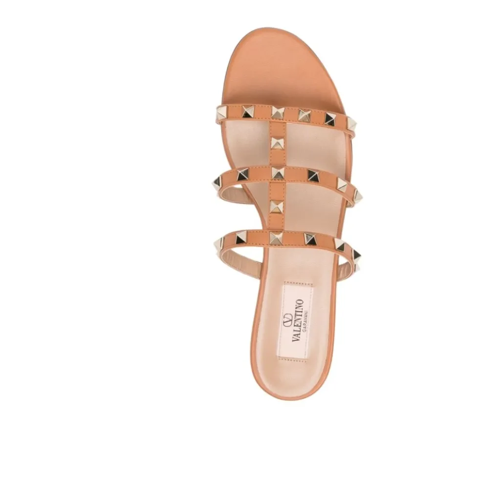Rockstud Flat Slide Sandal