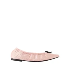 Rosa Nylon Ballerina Stil Sko