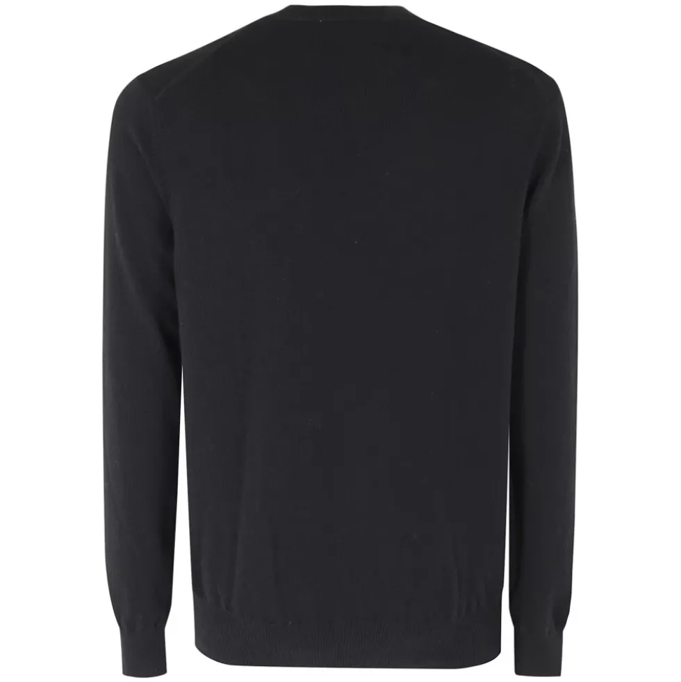 Roundneck Cardigan Red Emblem