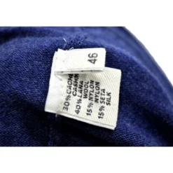 Royal Blue Cashmere Silk Sweater Slim Fit