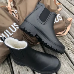 Rubber Boot with Wool Lining 1053