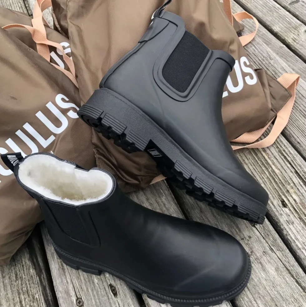 Rubber Boot with Wool Lining 1053