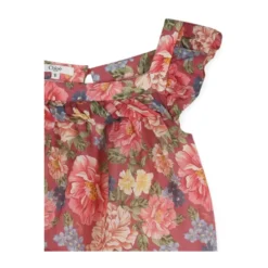 Ruffled Floral Playsuit